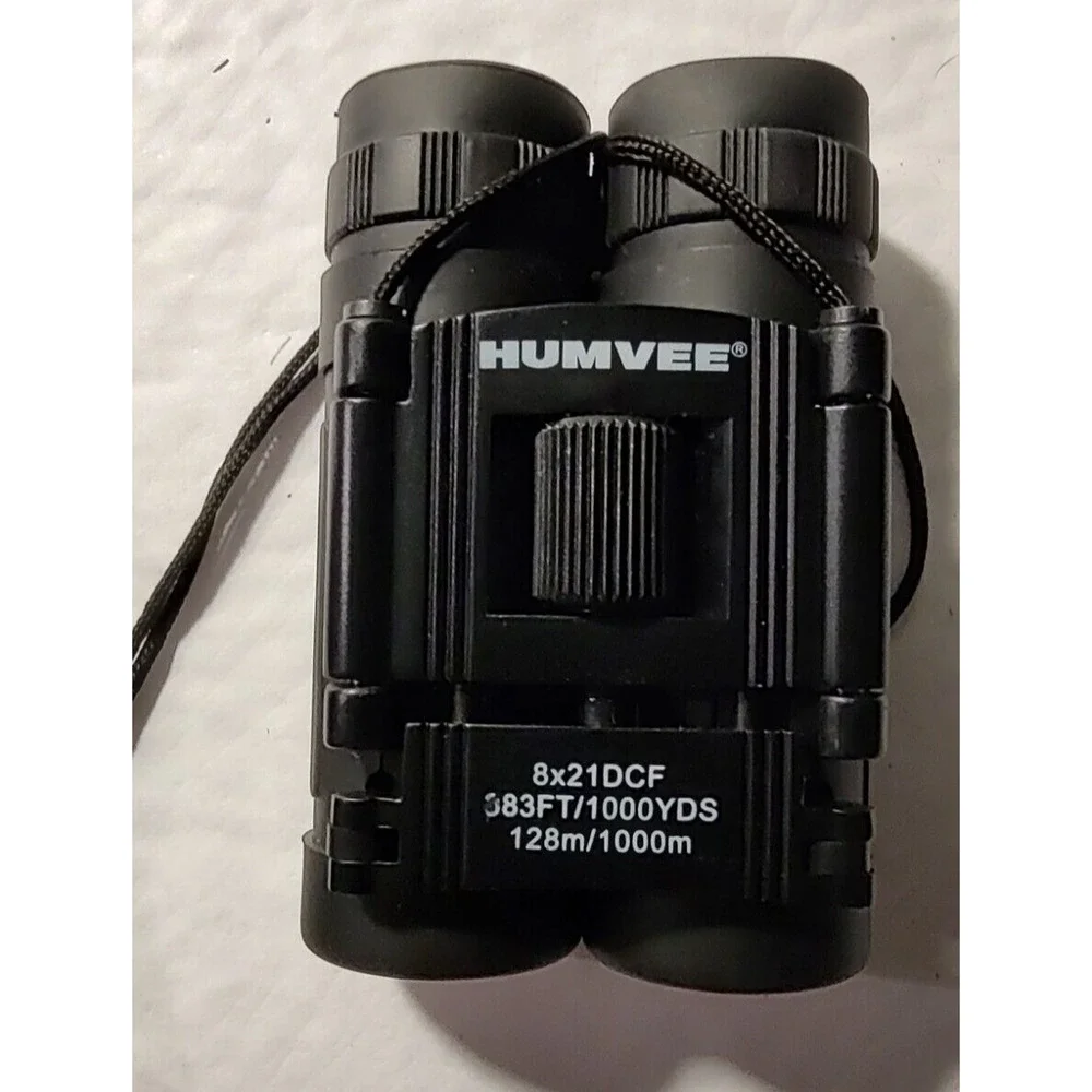 Humvee Binoculars 8X21 DCF Compact Anti Reflective with Case included belt loop